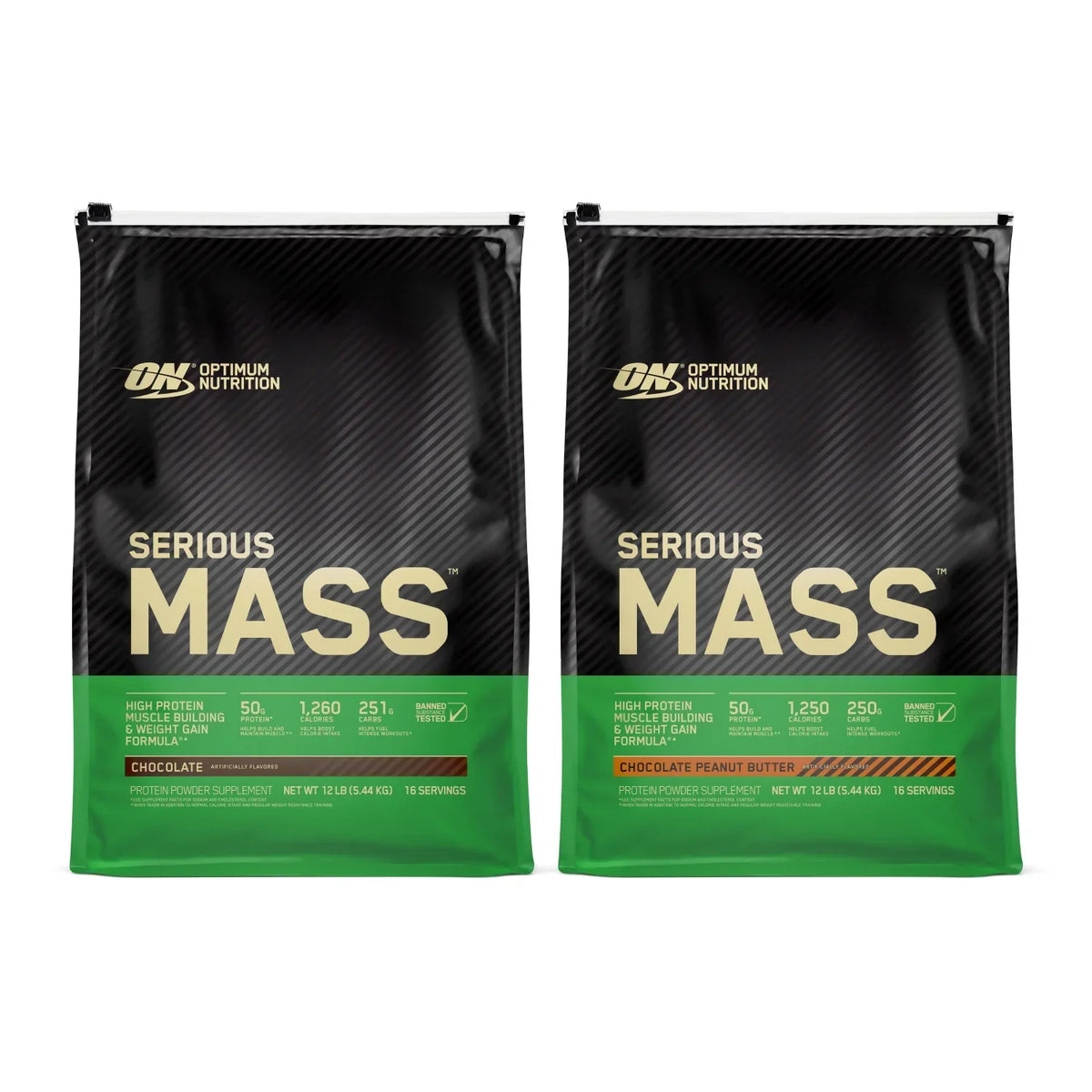 2x Serious Mass (12lbs)